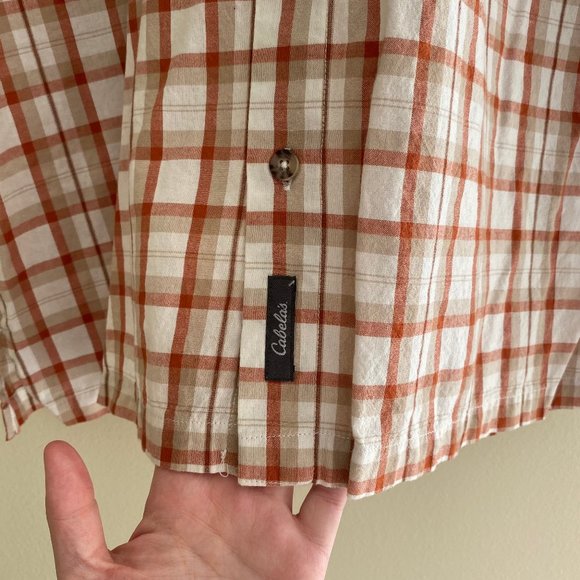 Plaid Cabela's Button Up Shirt - Picture 4 of 6